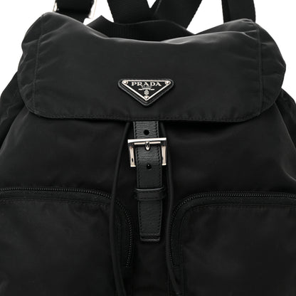 Prada Nylon Vela Large Backpack Black 9 of 22