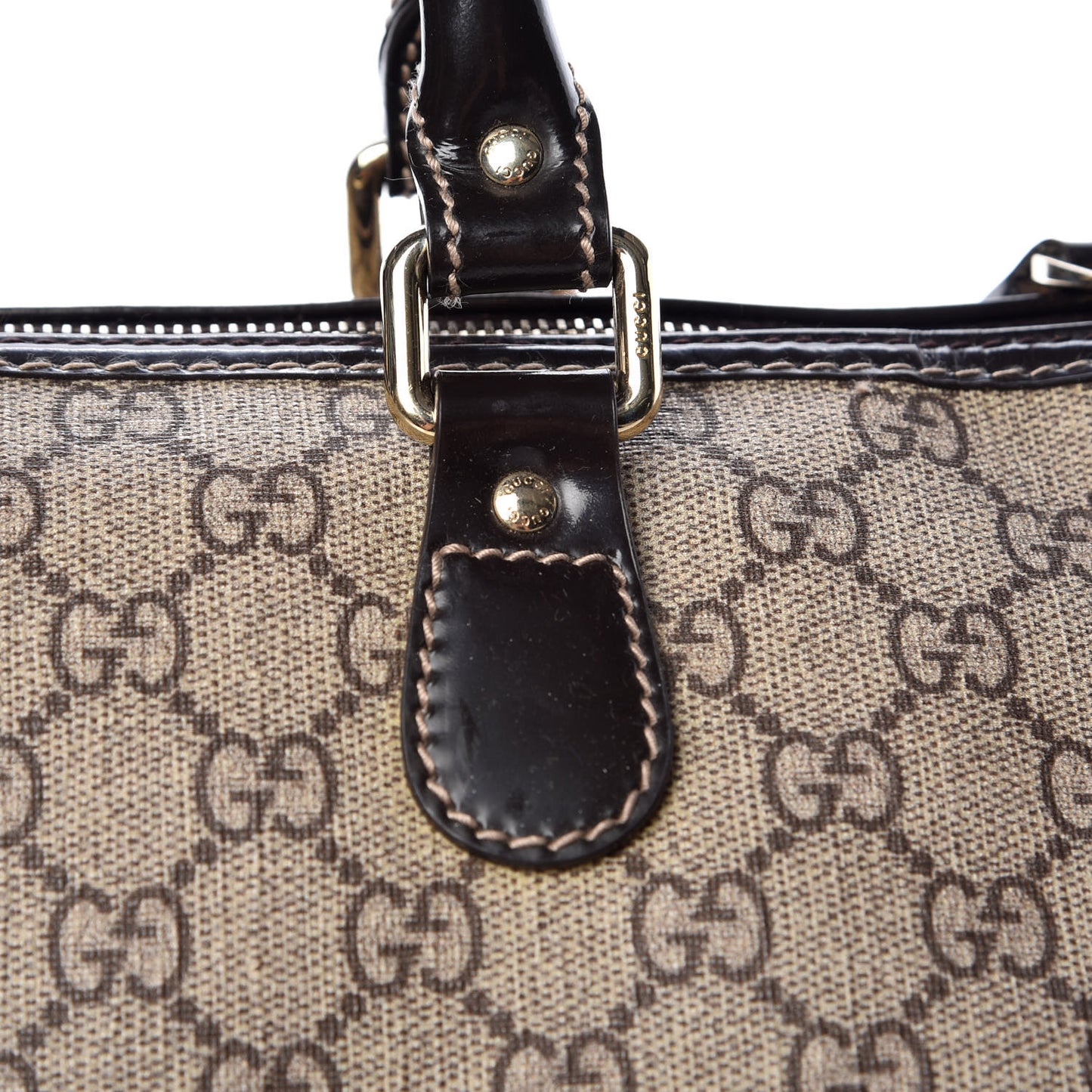 GG Plus Monogram Tattoo Heart Medium Joy Boston Dark Brown