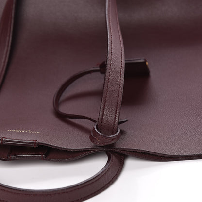 Saint Laurent Calfskin Large Shopping Tote Bordeaux 13 of 21