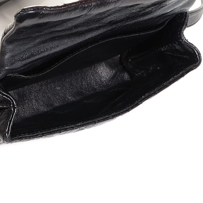 Chanel Glazed Calfskin 2.55 Reissue Flap Belt Bag Clutch Black 5 of 6
