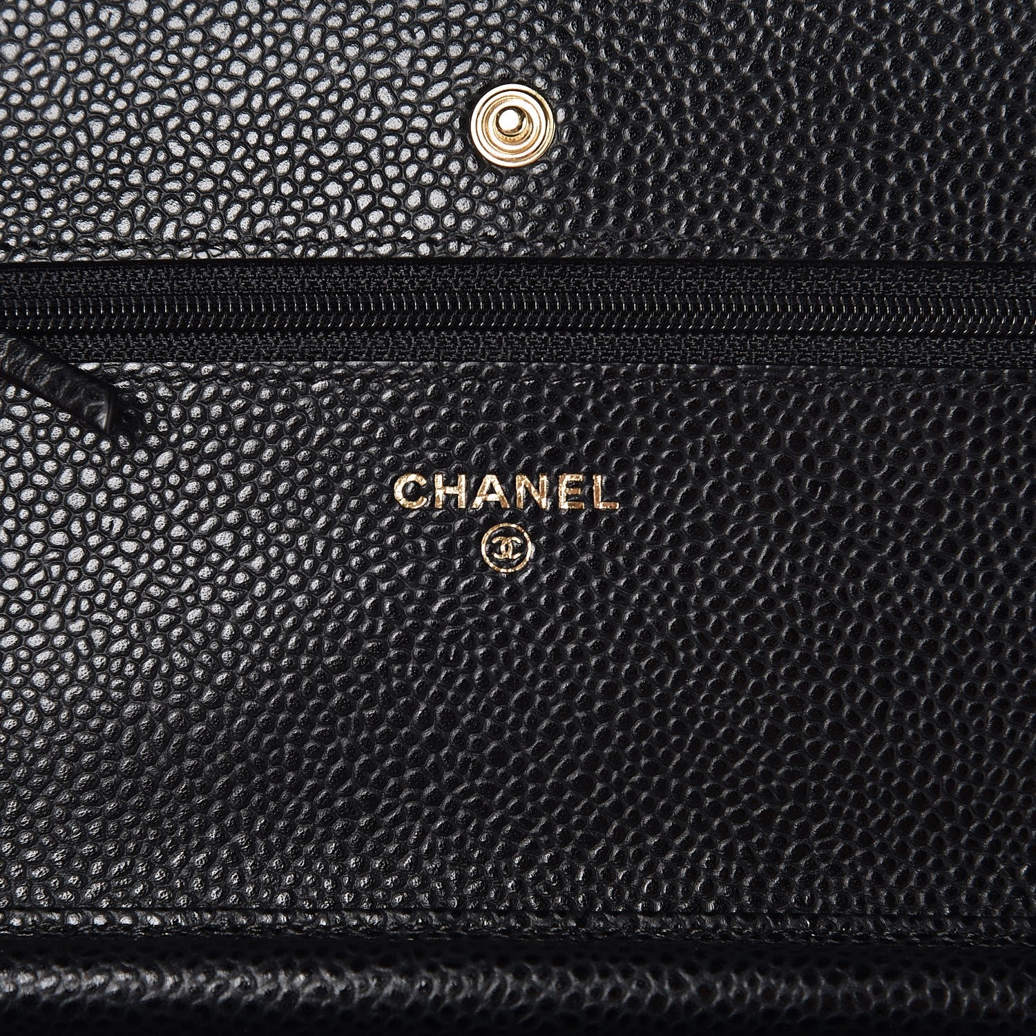 Chanel Caviar Quilted Wallet On Chain WOC Black 6 of 9