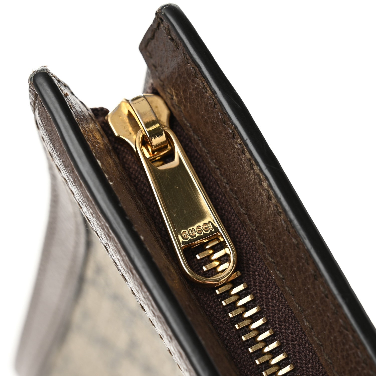 Gucci GG Supreme Monogram Web Ophidia Pouch Brown 8 of 9