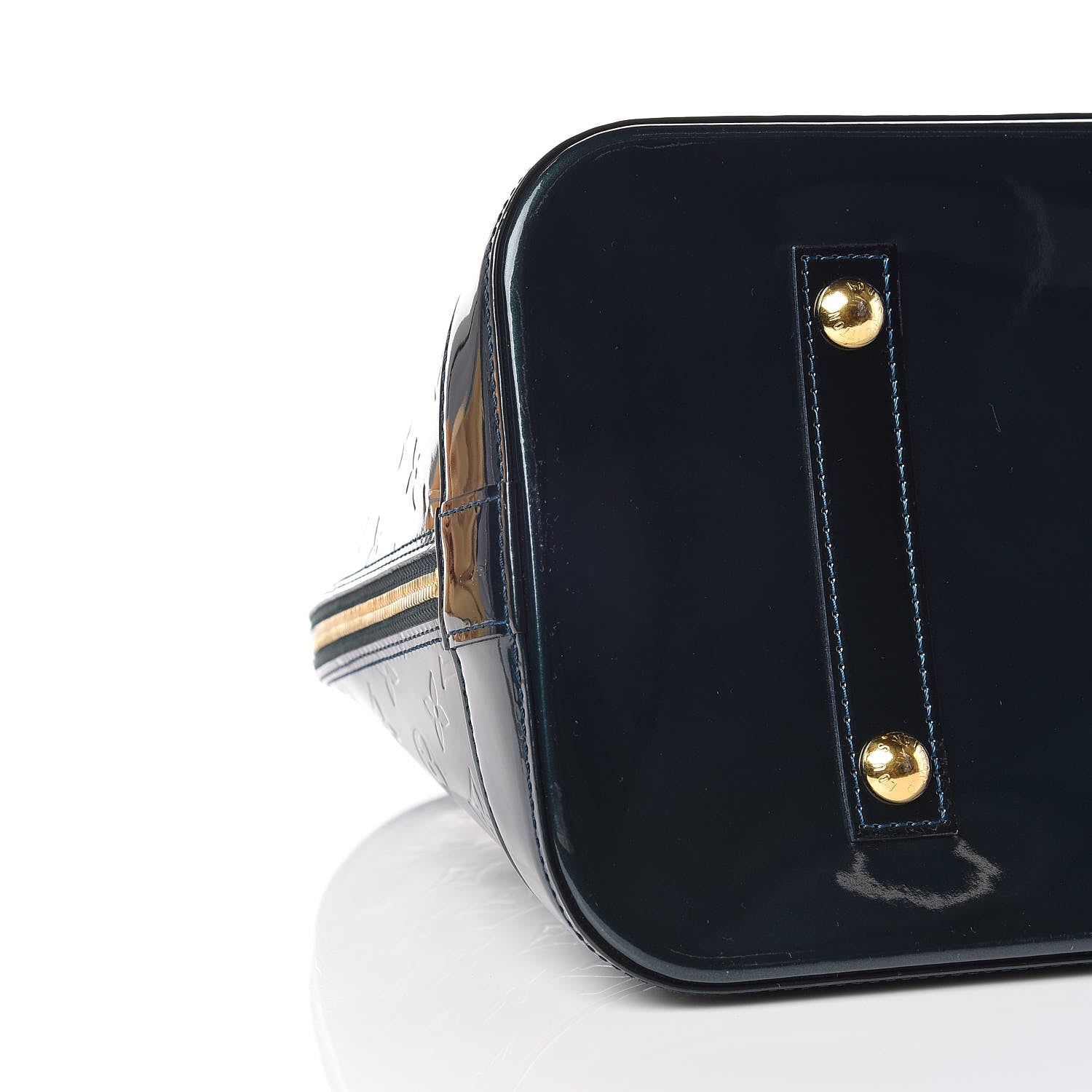 Louis Vuitton Vernis Alma GM Blue Nuit 8 of 9