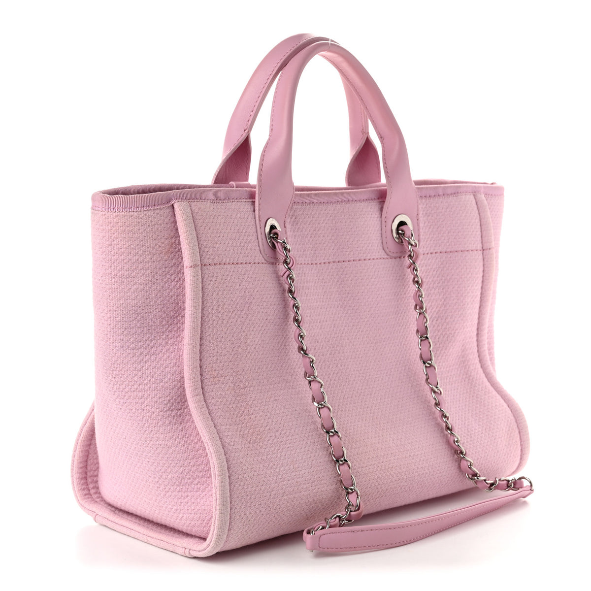 Mixed Fibers Small Deauville Tote Pink