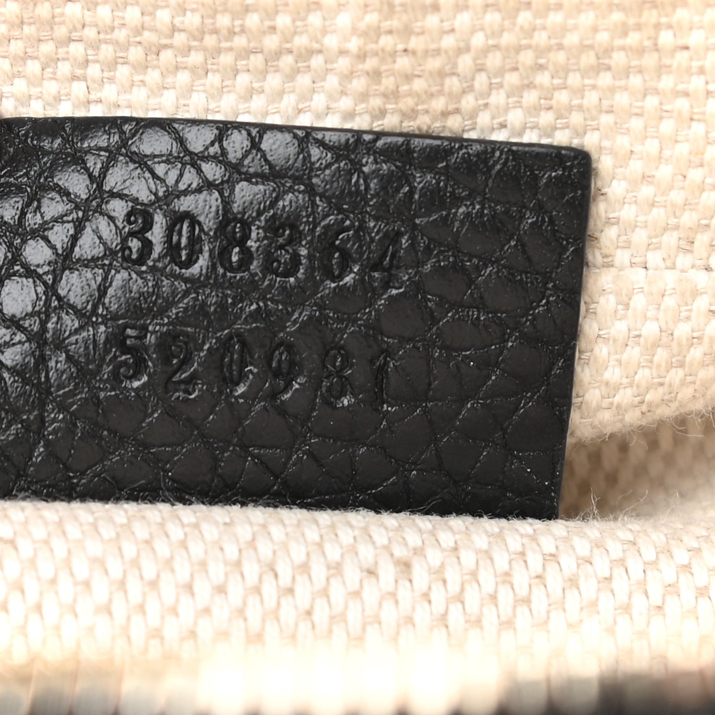 Pebbled Calfskin Small Soho Disco Bag Black