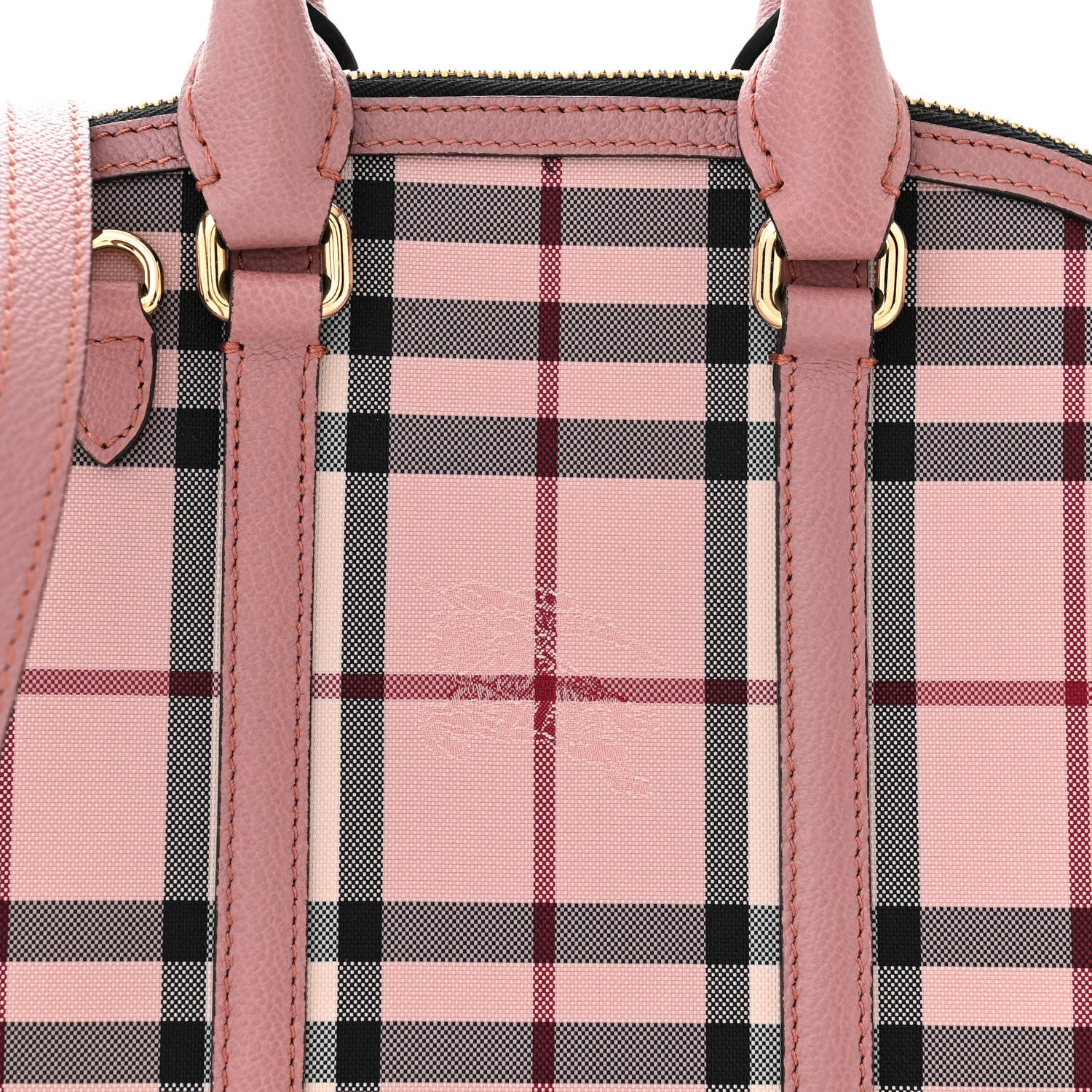 Burberry Horseferry Check Small Orchard Bowling Bag Pale Orchid 9 of 12