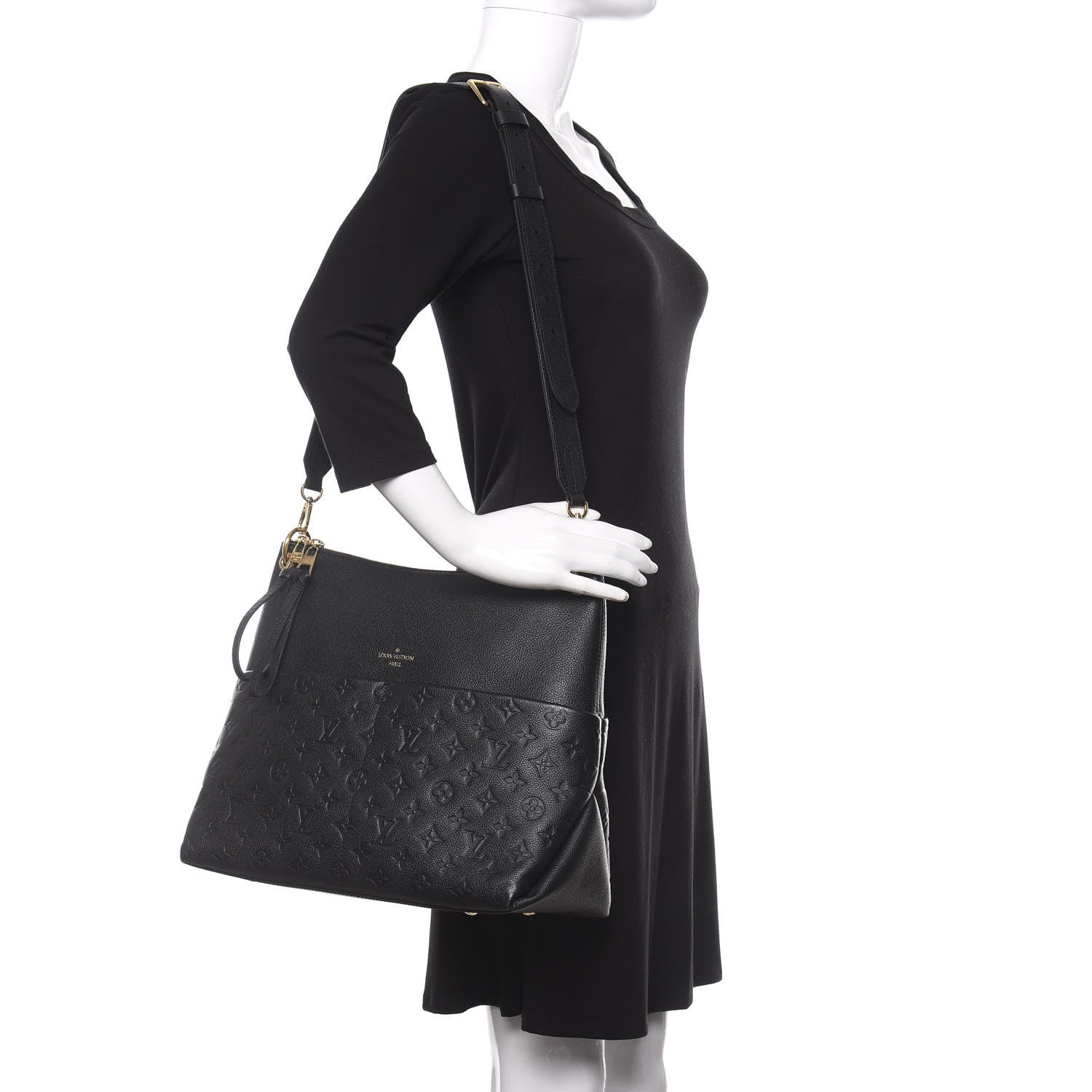 Louis Vuitton Empreinte Maida Hobo Black 2 of 11