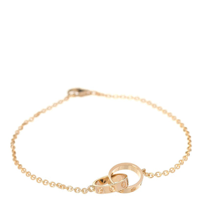 Cartier 18K Yellow Gold Interlocking LOVE Bracelet 1 of 6