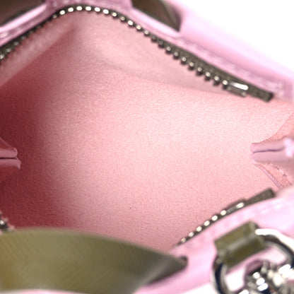 Louis Vuitton Calfskin Mini Shopper Bag Charm Rose 5 of 7