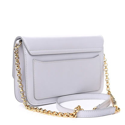 Chloe Calfskin Suede C Clutch With Chain Light Cloud 3 of 11