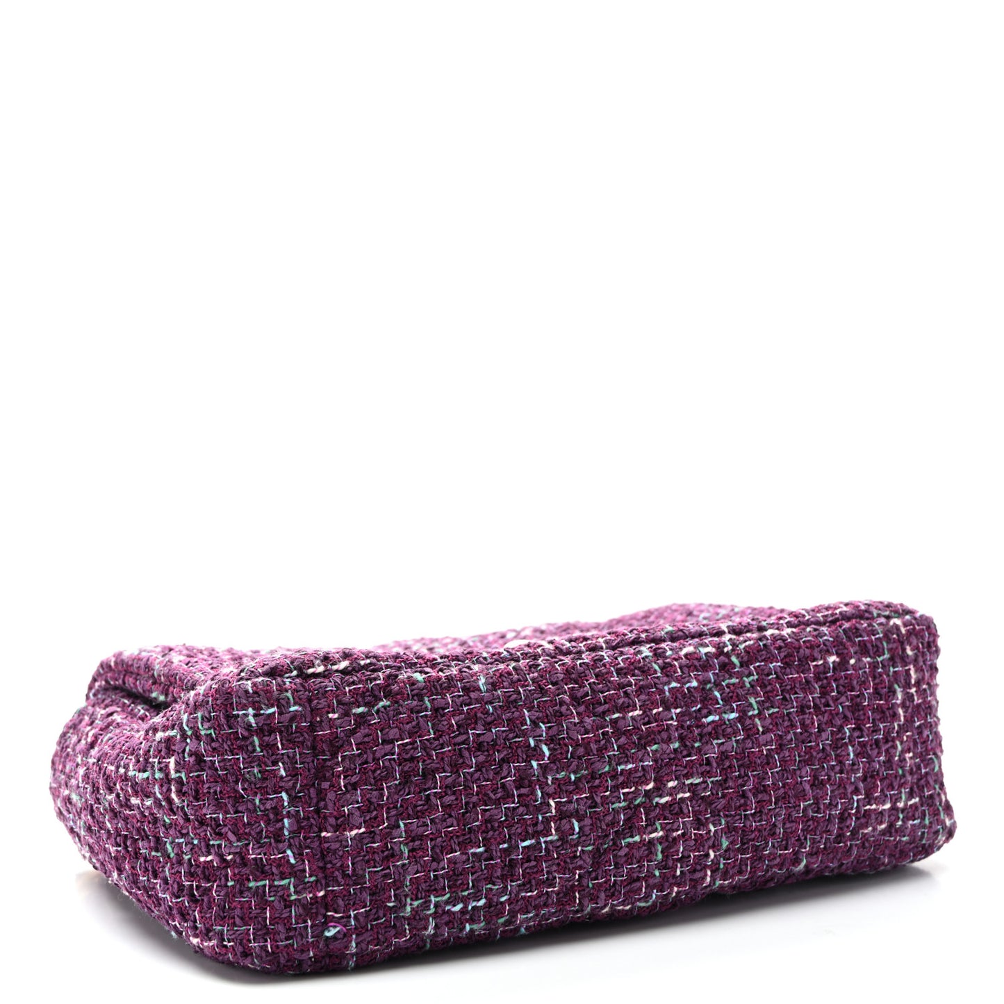 Tweed Quilted Medium Chanel 19 Flap Purple