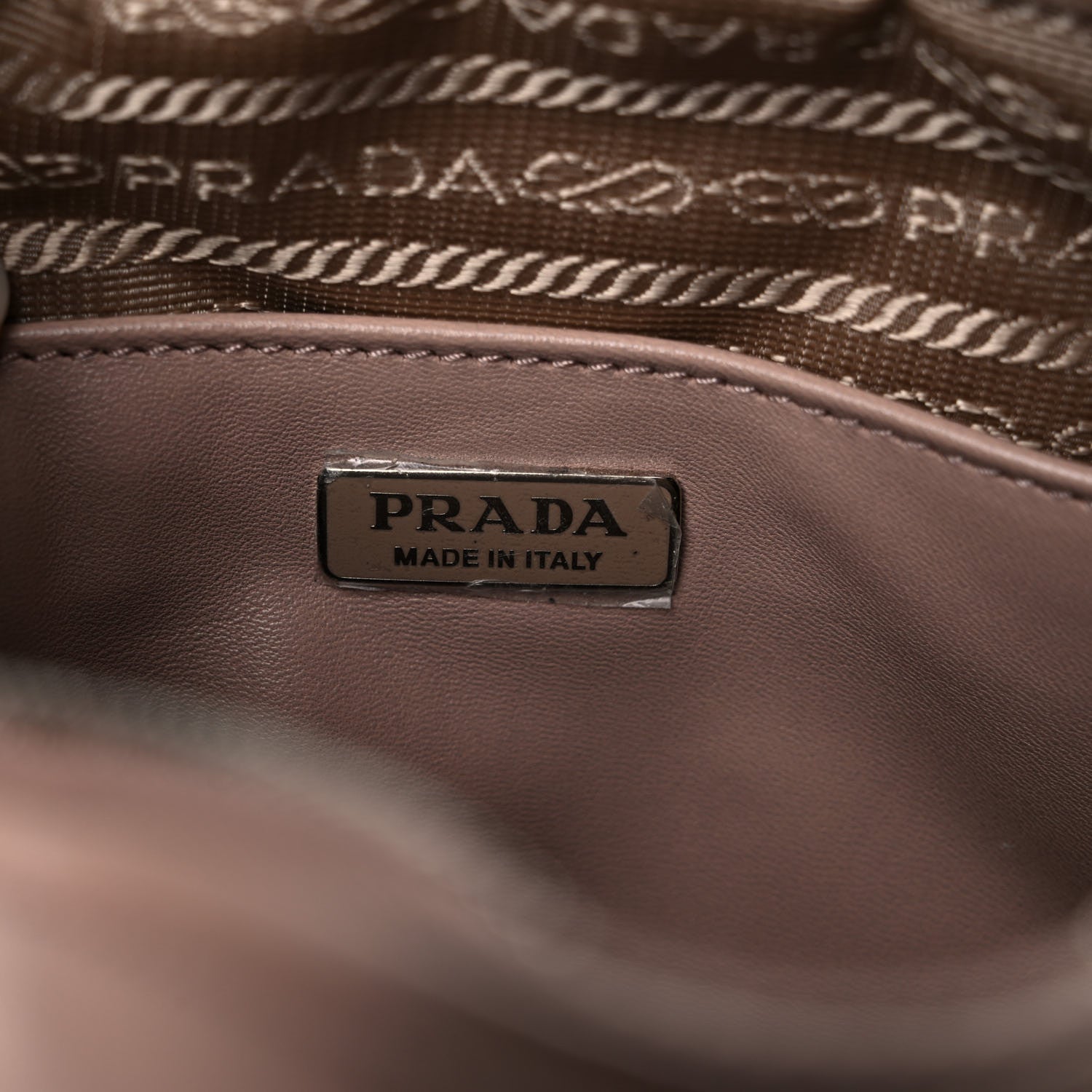 Prada Nappa Triangle Stitched Spectrum Camera Bag Cipria 5 of 13