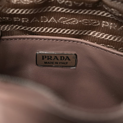 Prada Nappa Triangle Stitched Spectrum Camera Bag Cipria 5 of 13