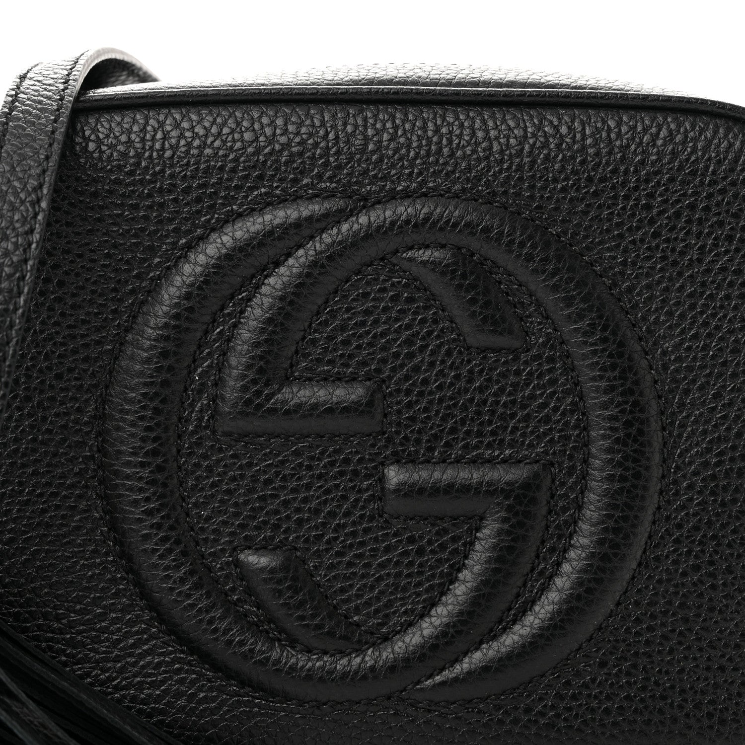 Gucci Pebbled Calfskin Small Soho Disco Bag Black 7 of 10