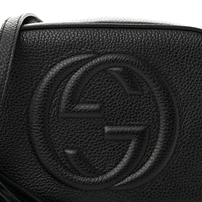 Gucci Pebbled Calfskin Small Soho Disco Bag Black 7 of 10