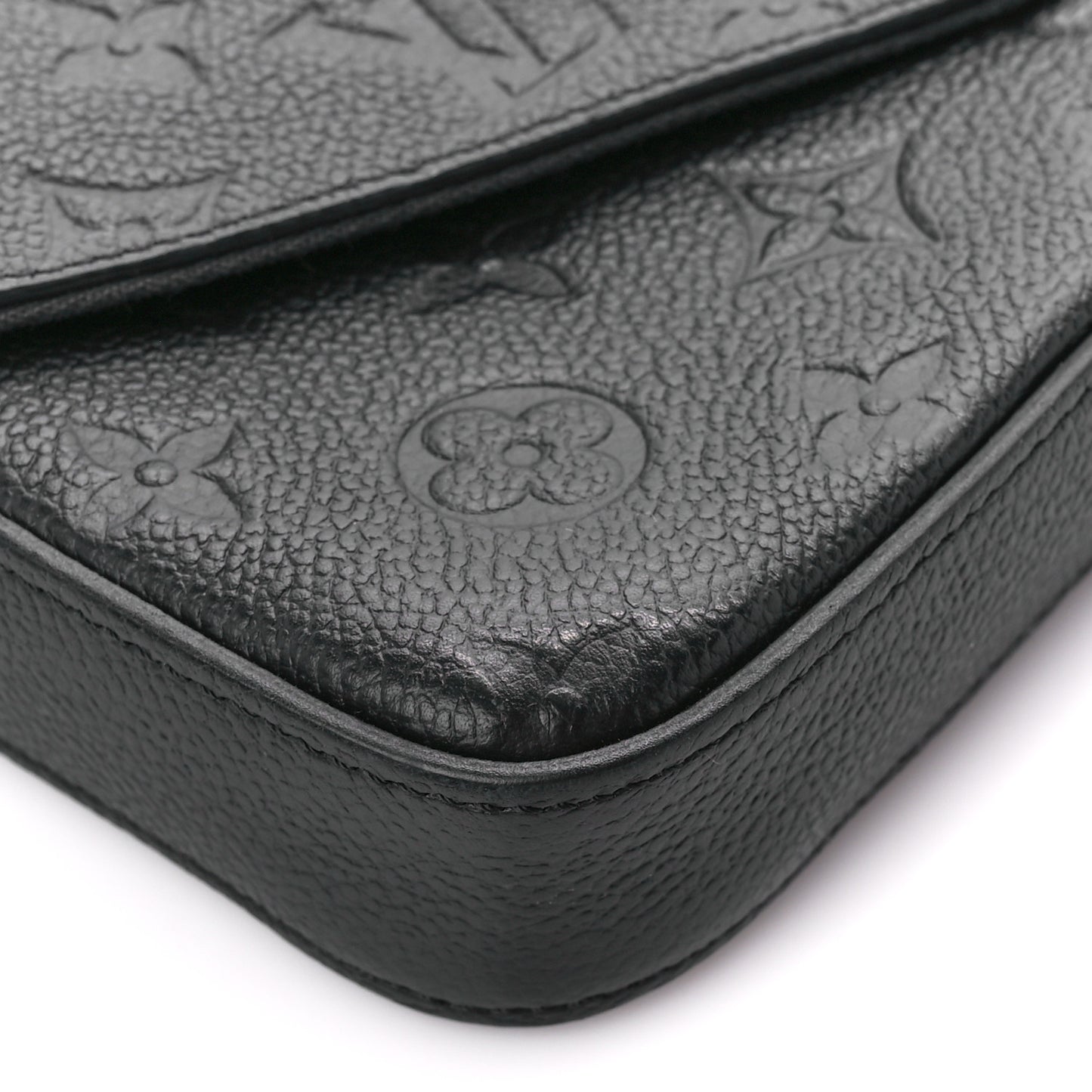 Empreinte Pochette Felicie Chain Wallet Black