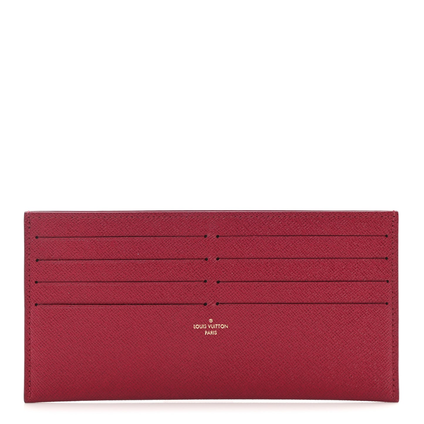 Calfskin Felicie Card Holder Insert Fuchsia