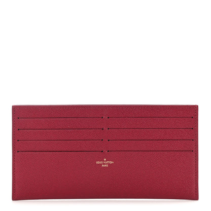 Louis Vuitton Calfskin Felicie Card Holder Insert Fuchsia 1 of 6