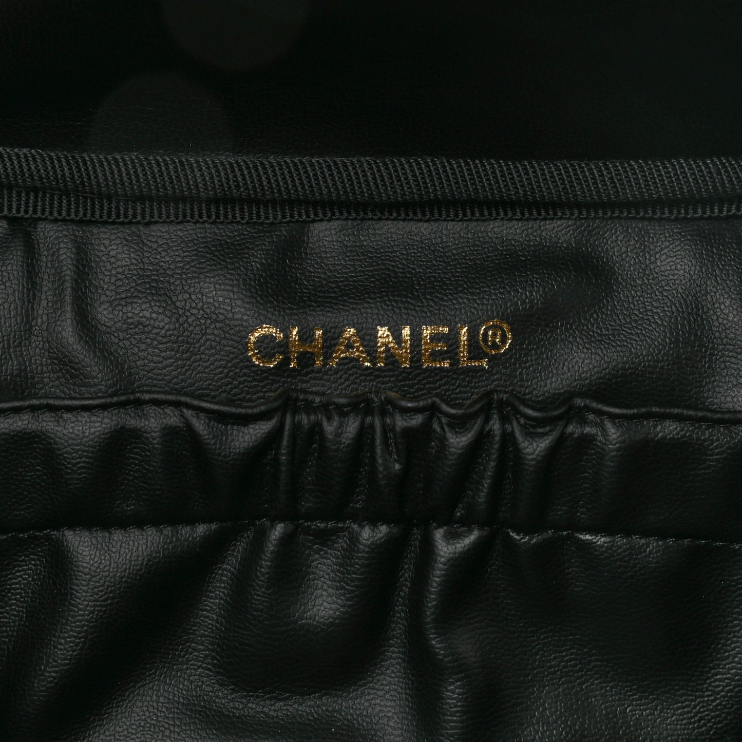 Patent Vanity Cosmetic Case Black