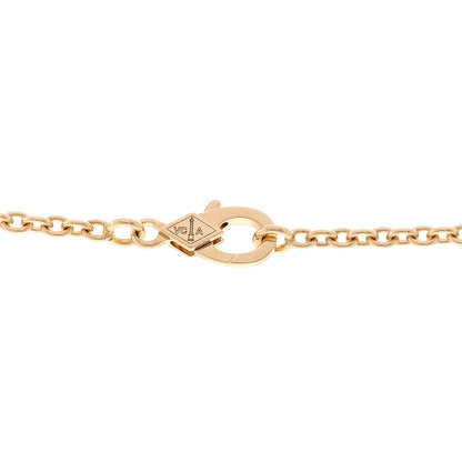 Van Cleef & Arpels 18K Yellow Gold Black Onyx Pure Alhambra Pendant Necklace 4 of 5