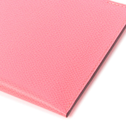Hermes Epsom Tarmac PM Passport Holder Rose Azalee 4 of 7