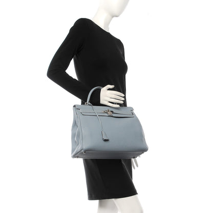 Hermes Togo Kelly Retourne 35 Ciel 2 of 37