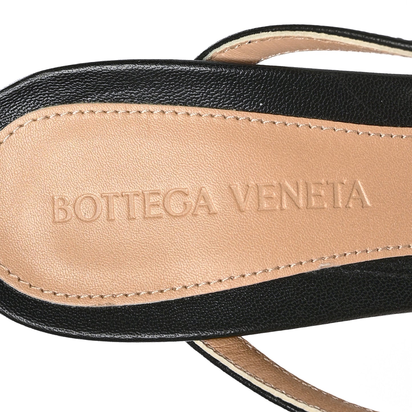 Lambskin Stretch Multi Strap 90mm Sandals 36.5 Black