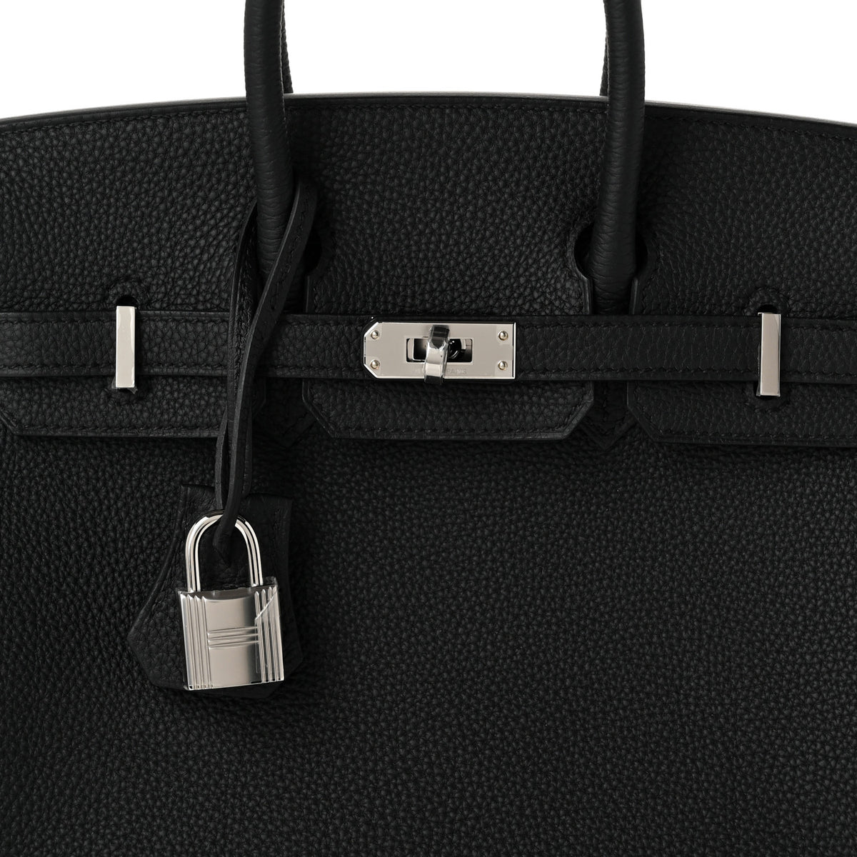 Hermes Togo Birkin 25 Black 7 of 10