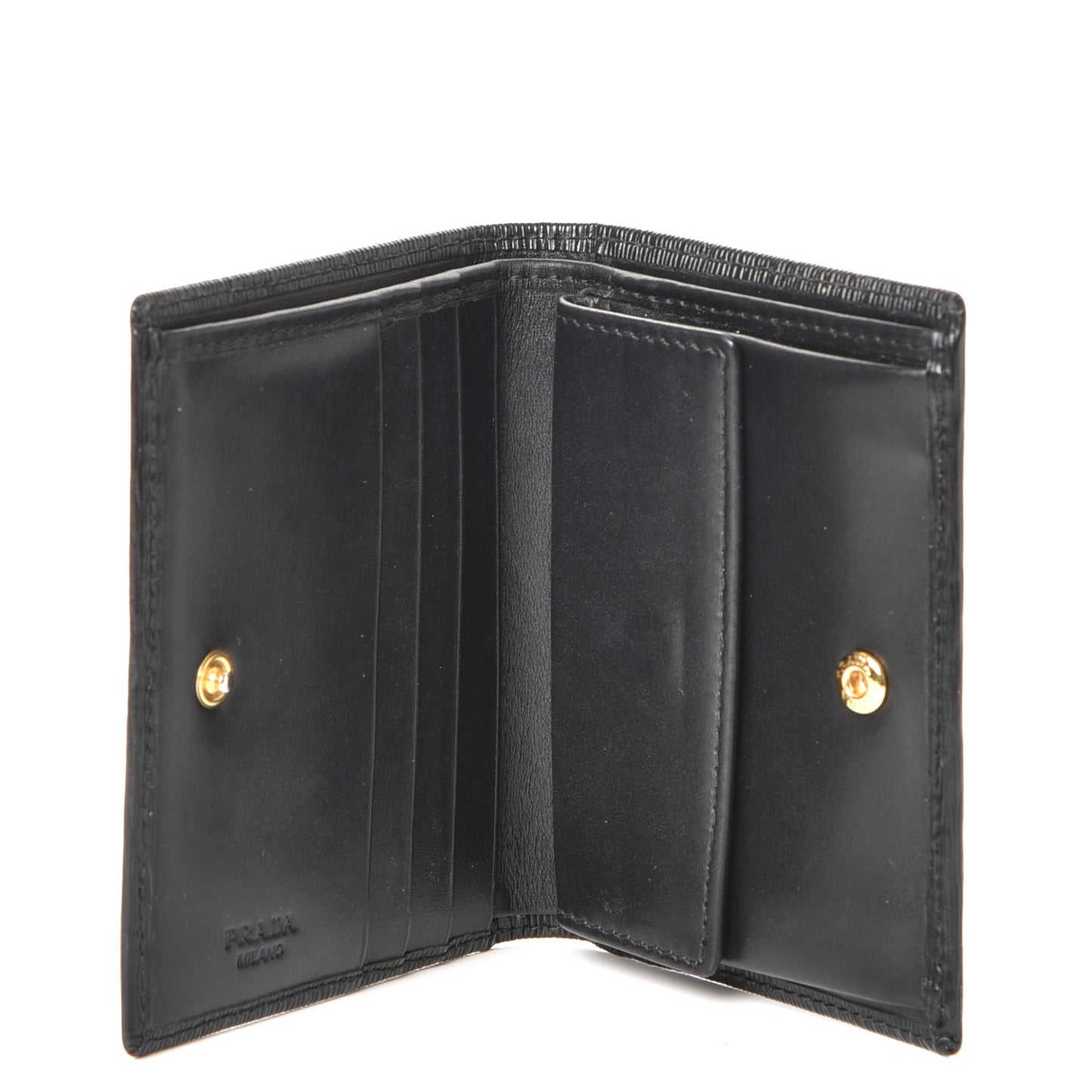 Vitello Move Bi-Fold Wallet Nero Black