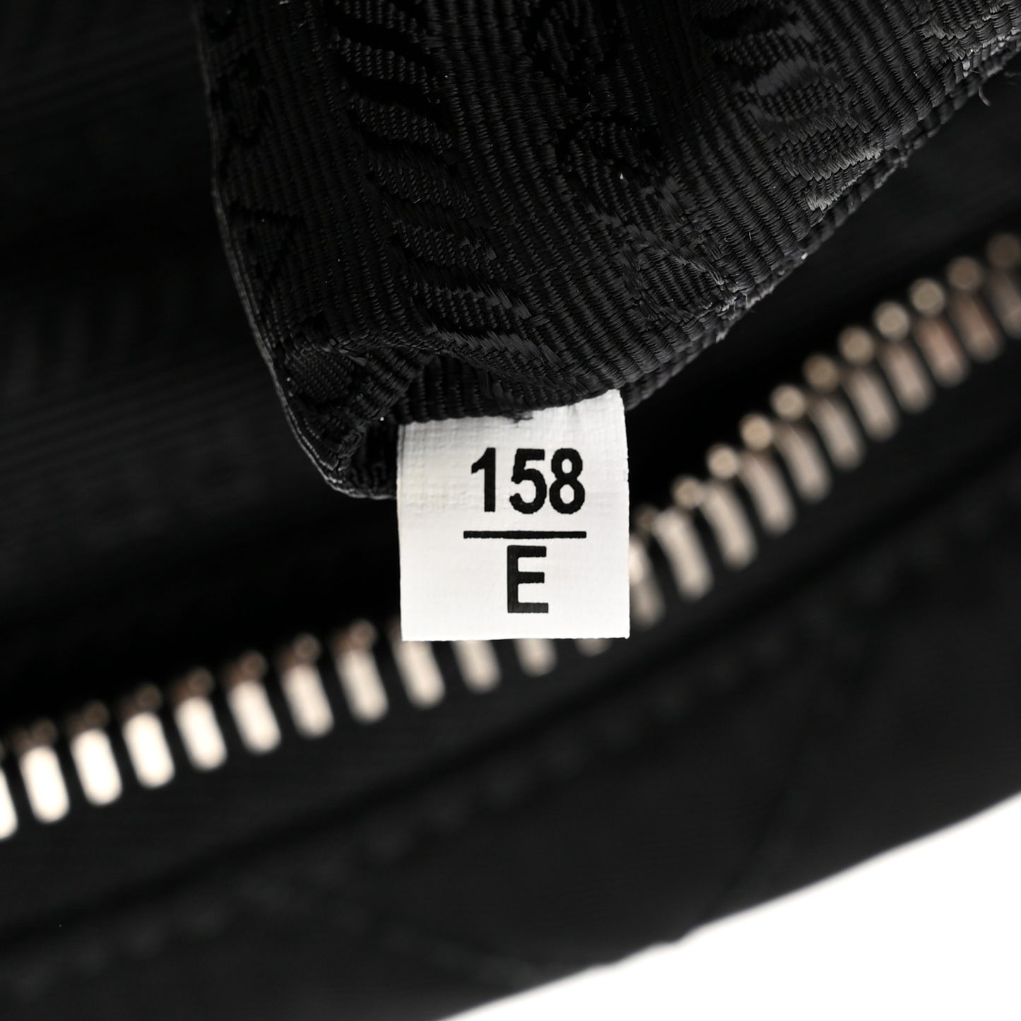 Nylon Tessuto Impuntu Quilted Shoulder Bag Black