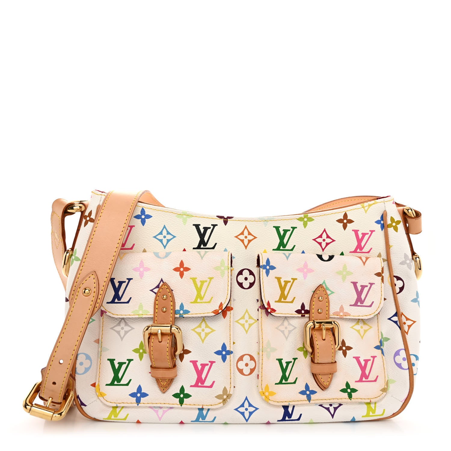 Louis Vuitton LOUIS VUITTON Monogram Multicolor Lodge GM White 1 of 10