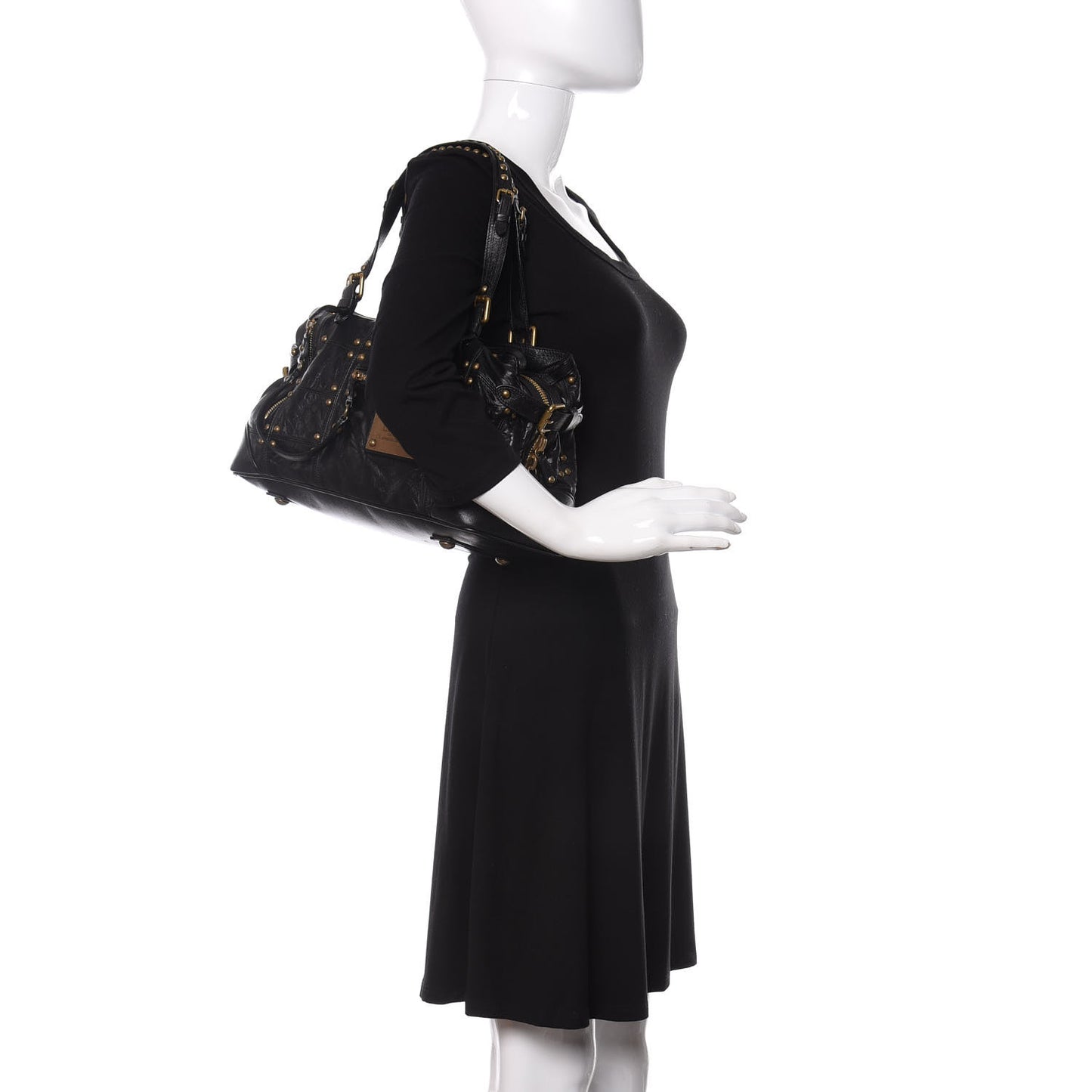 Lambskin Riveting Black