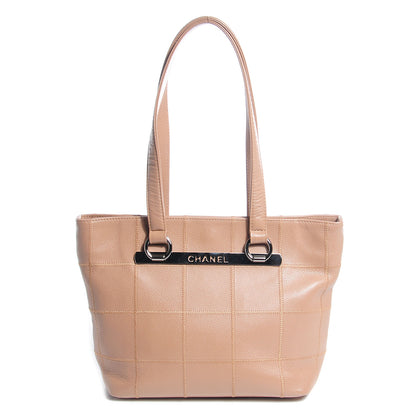 Chanel Caviar Square Stitched Tote Beige 1 of 7