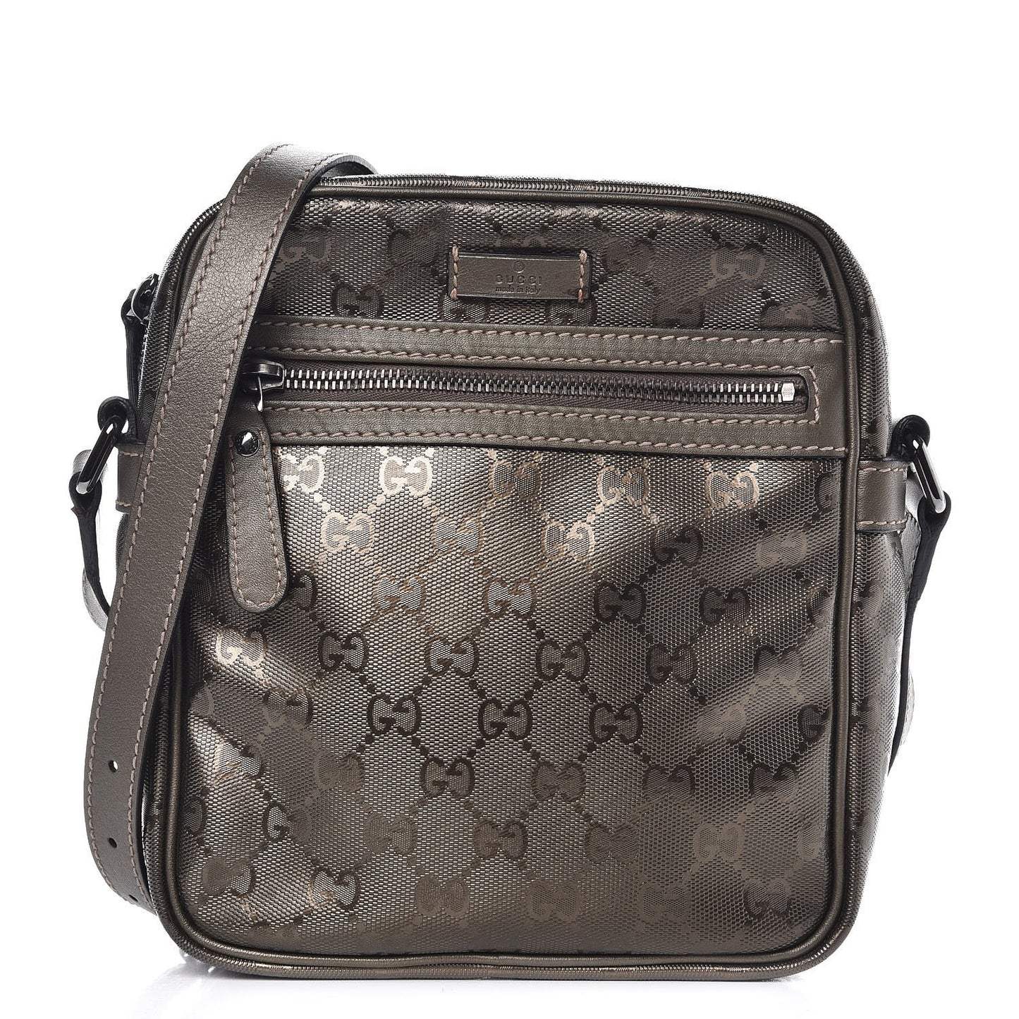 Imprime Monogram Small Messenger Bag Pewter