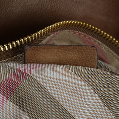 Burberry Washed Lambskin Tote Brown 8 of 9