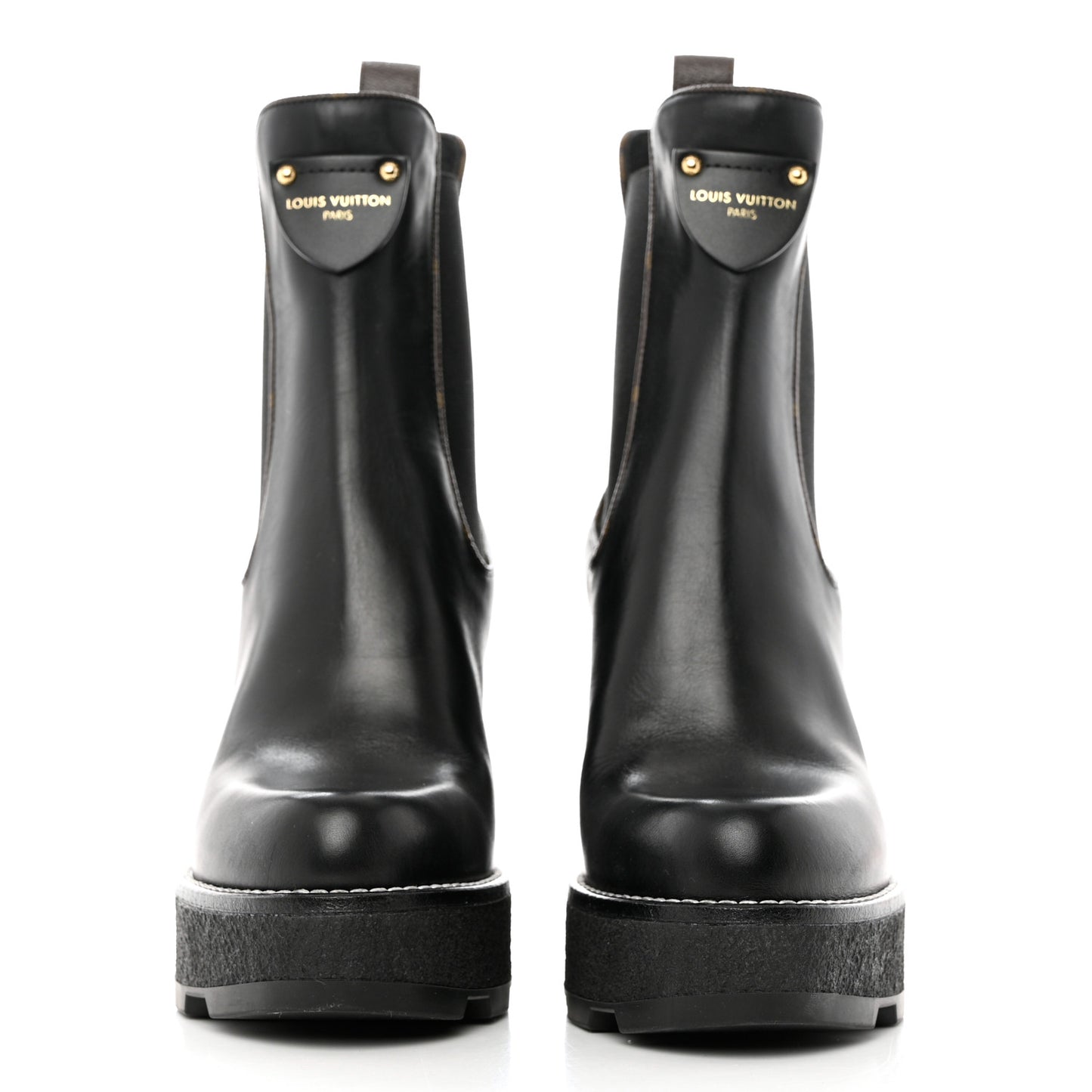 LV BEAUBOURG ANKLE BOOT 36.5 Black
