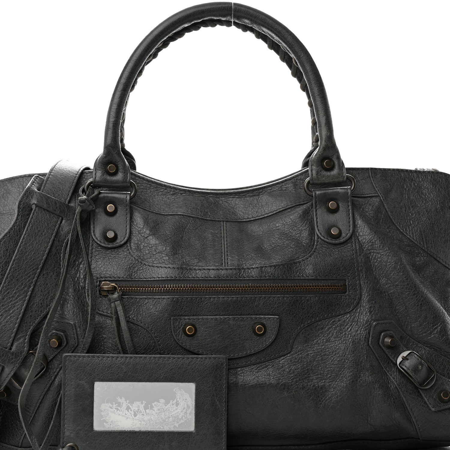 Balenciaga Agneau Classic Hardware Part Time Anthracite 7 of 11