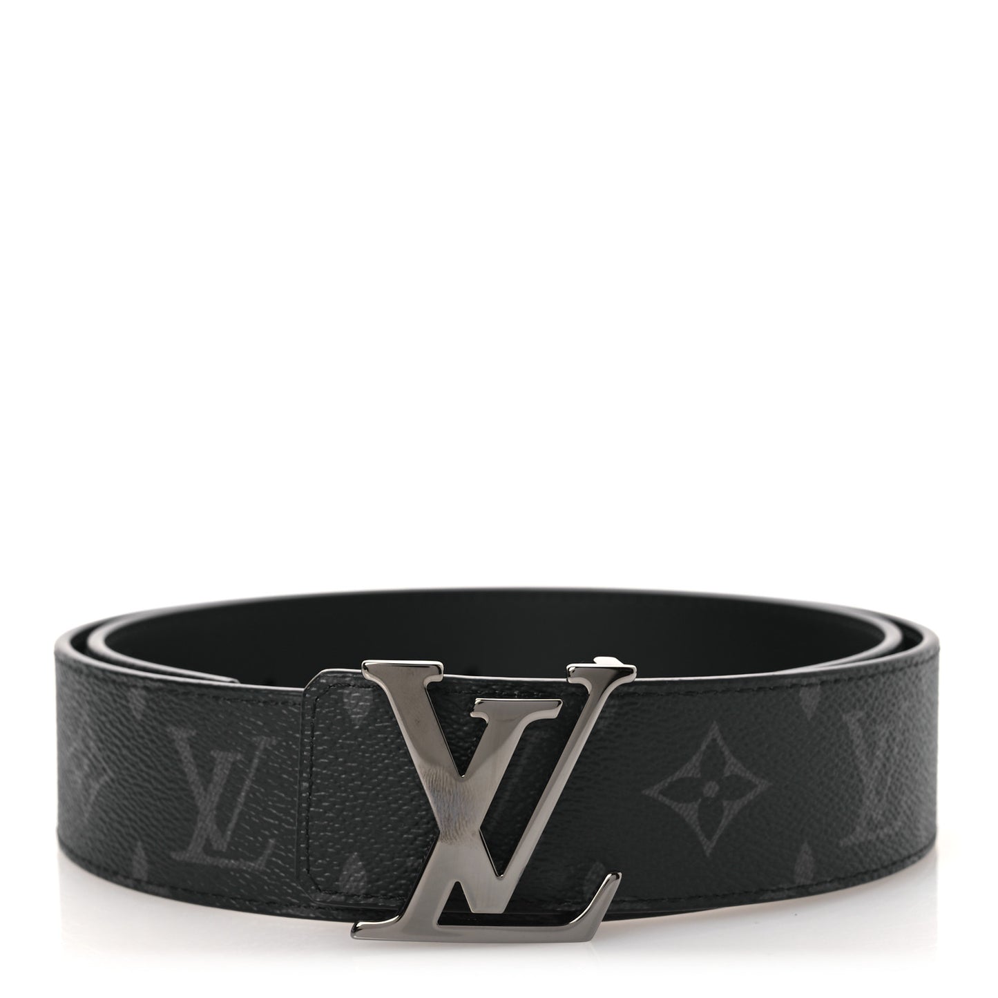 Monogram Eclipse Taigarama 40mm LV Initiales Reversible Belt 85 34 Black