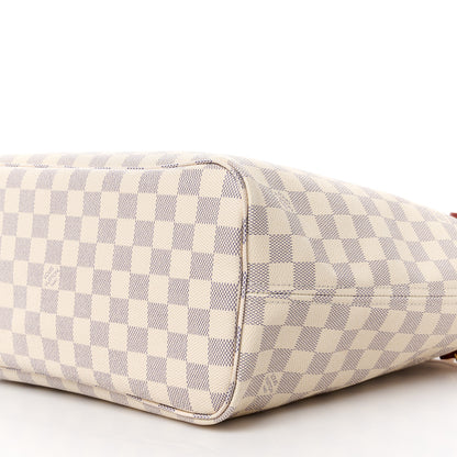 Louis Vuitton Damier Azur Neo Neverfull MM Rose Ballerine 14 of 14
