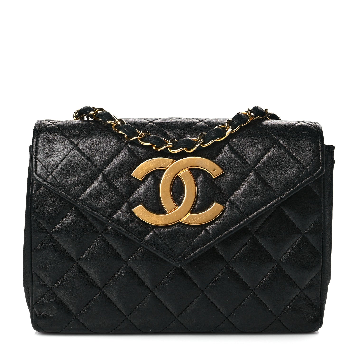Chanel Lambskin Quilted Mini Flap Black 1 of 11