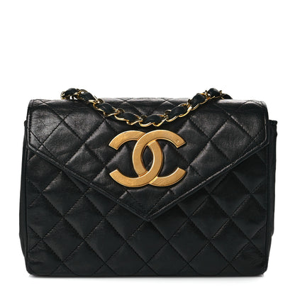 Chanel Lambskin Quilted Mini Flap Black 1 of 11