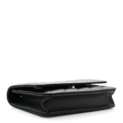 Chanel Caviar Quilted Wallet on Chain WOC Black 4 of 12