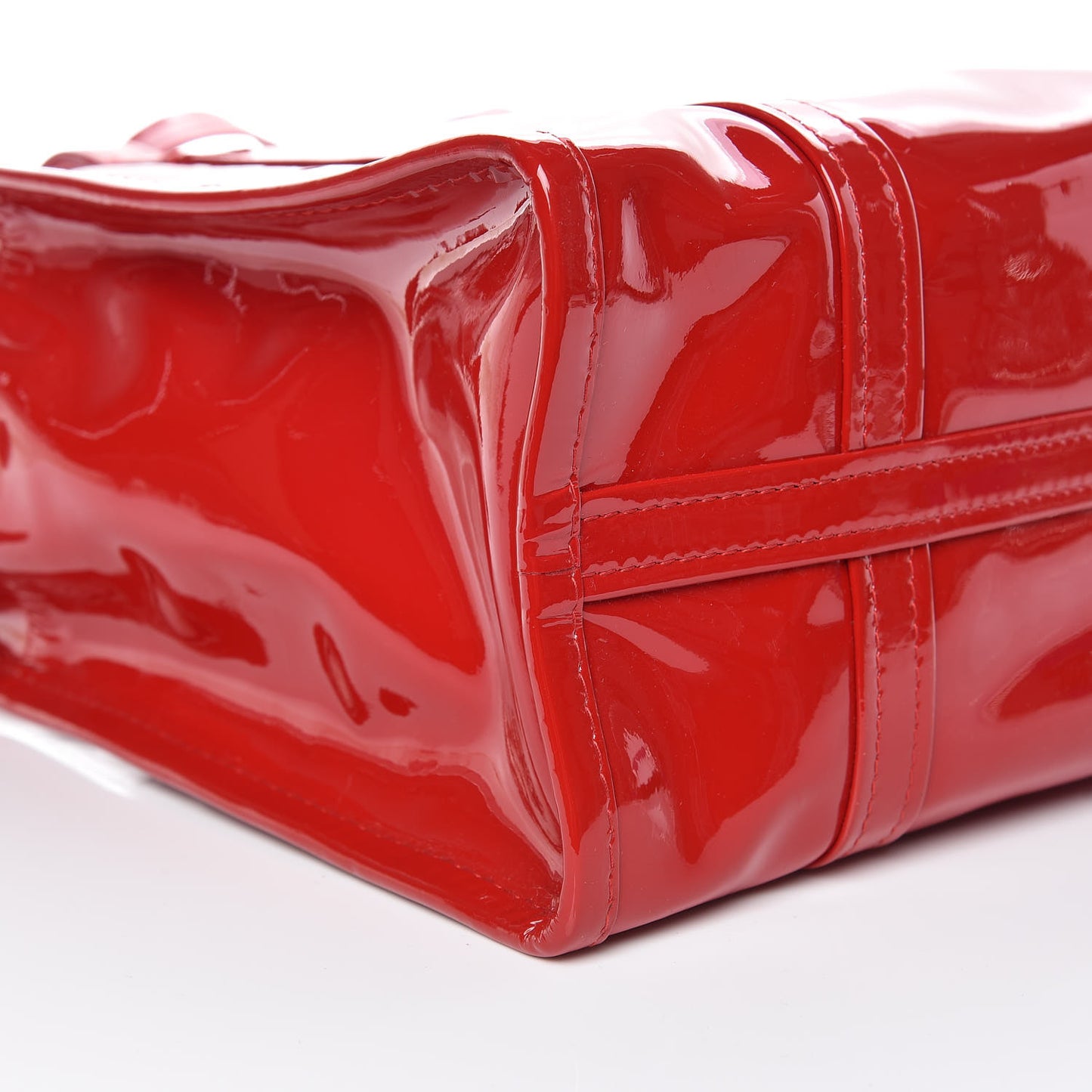 Patent S Bazar Shopper Tote Rouge Groseille