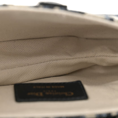 Christian Dior Oblique Mini Saddle Bag Blue 5 of 10