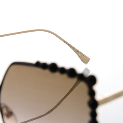 Fendi Square Dots Sunglasses FF 0259/S Black 6 of 8