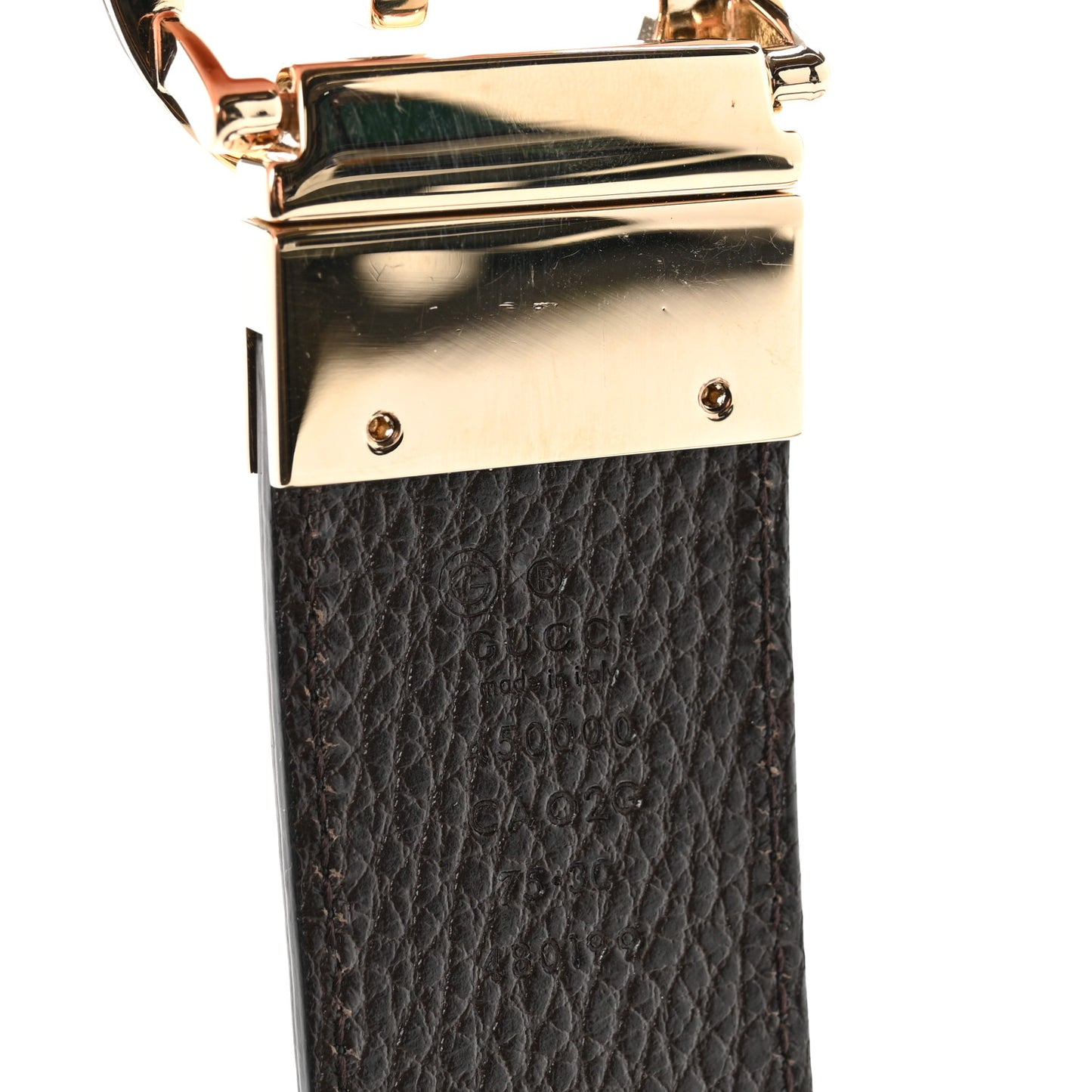 Dollar Calfskin 1973 Reversible Belt 75 30 Black Testa di Moro