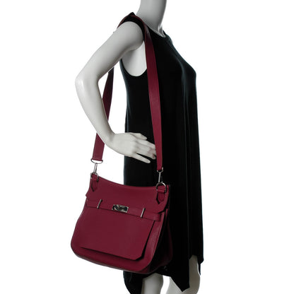 Hermes Taurillon Clemence Jypsiere 34 Rubis 2 of 13