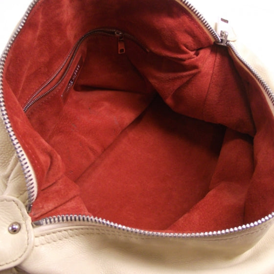 LEATHER LARGE POCKET HOBO