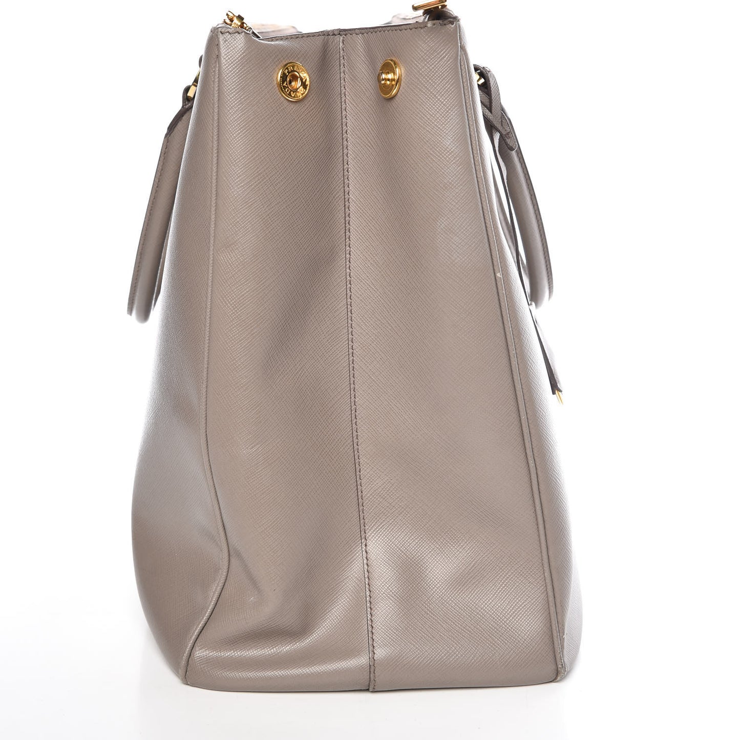 Saffiano Lux Extra Large Galleria Double Zip Tote Argilla