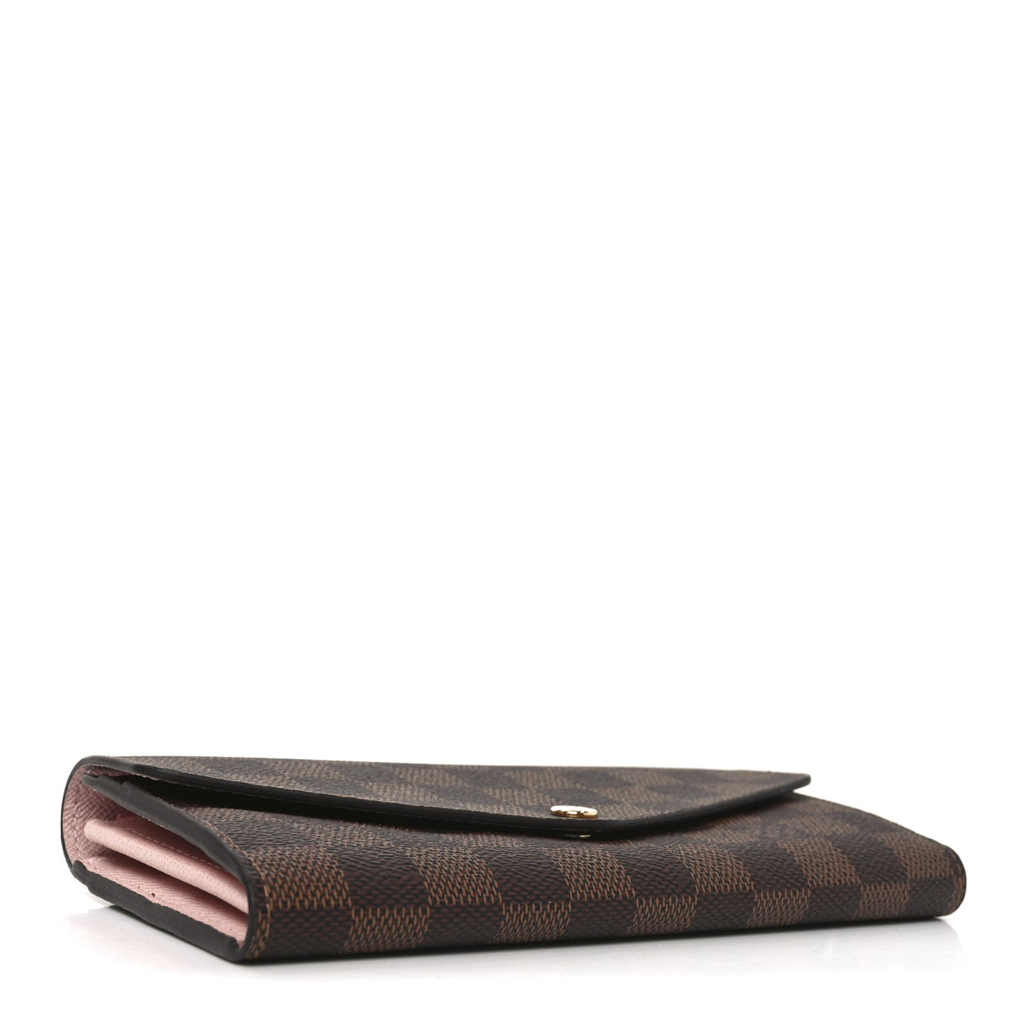Damier Ebene Sarah Wallet NM Rose Ballerine